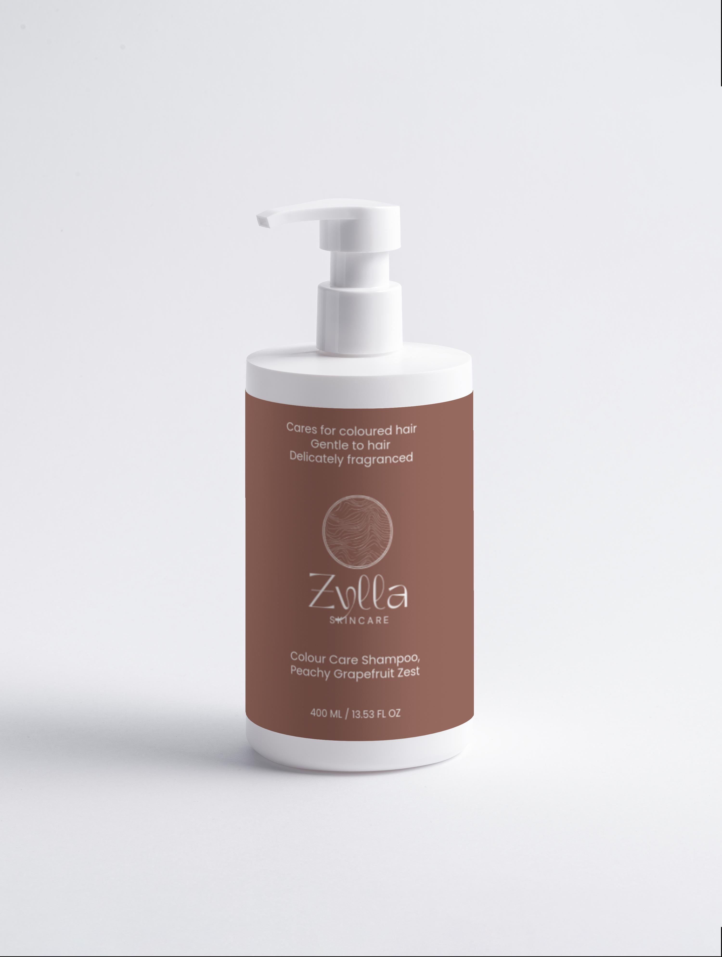 Colour Care Shampoo, Peachy Grapefruit Zest – Zylla Skin
